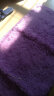正八 【联系客服定制尺寸】可手洗家用丝毛地毯房间地毯客厅床边地毯卧室满铺手感顺滑丝毛地毯 浅紫色（3cm） 600x1600 实拍图