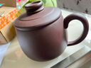 尊壺 紫砂杯茶杯茶水分離過(guò)濾三件杯手工茶具紫泥大號辦公水杯教師節 福圓三件杯 450cc 禮盒裝 曬單實(shí)拍圖