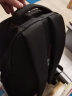 艾奔（ASPENSPORT）双肩包潮流大容量休闲旅行背包减负耐磨学生书包商务电脑包 黑色 加大版 实拍图
