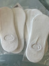 時(shí)貓襪子女夏季薄款純棉隱形襪防臭短襪透氣不掉跟黑色白色舒適船襪 白色 5雙 均碼(36-40) 曬單實(shí)拍圖