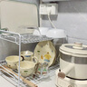 喜佰盛碗碟套裝家用2025新款高顏值餐具送女生閨蜜生日禮物喬遷碗盤(pán)碗具 遛狗雨衣女孩2人食10件【1076】 曬單實(shí)拍圖