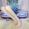 智跑懶人站立式抖抖機甩脂機神器家用健美律動(dòng)機運動(dòng)器材搖擺機 紅色/尊享款/120檔 曬單實(shí)拍圖