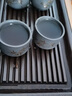 瑯庭琊坊 黑泥紫砂功夫茶具家用客廳描金泡茶壺茶杯辦公會客整套高檔送禮禮盒裝 黑泥金竹(禮盒裝) 10頭 曬單實拍圖