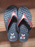 美人橋男士人字拖鞋休閑外穿沙灘舒適輕便軟底EVA簡(jiǎn)約拼色夾趾拖 黑色 41 曬單實(shí)拍圖