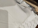 巴魯特【橫機工藝】男士T恤涼爽透氣彈力時(shí)尚豎條紋短袖男夏裝 白色 175/96A 曬單實(shí)拍圖