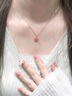 Vana婉轉(zhuǎn)桃花銀項(xiàng)鏈女生項(xiàng)鏈吊墜七夕情人節(jié)禮物送女朋友老婆 婉轉(zhuǎn)桃花項(xiàng)鏈【品牌禮盒】 曬單實(shí)拍圖
