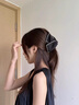 卡瑪倫（KAMALUN）蝴蝶發(fā)夾頭飾女高端發(fā)卡2025澳黛麗赫本風(fēng)抓夾后腦勺半扎發(fā)鯊魚(yú)夾 水鉆款禮盒裝（11cm正常發(fā)量用） 曬單實(shí)拍圖
