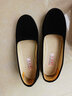 天足祥老北京布鞋女單鞋平底圓頭黑色工作鞋春秋防滑酒店餐廳媽媽職業(yè)鞋 黑色 41 曬單實(shí)拍圖