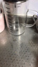 合慶玻璃杯辦公室飲水杯牛奶杯子飲料杯家用耐高溫茶杯烘焙量杯帶刻度 中號帶蓋 500ml 曬單實拍圖