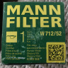 曼牌（MANNFILTER）机油滤清器/机滤机油滤芯W712/52适用波罗POLO/POLO三厢 1.4L 实拍图