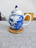 清彩陶瓷茶壺小雅單壺功夫茶具景德鎮(zhèn)中式泡茶壺手繪青花瓷手工壺220CC 仿古青花手工壺 曬單實(shí)拍圖