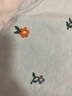 MARC&JANIE馬克珍妮童裝兒童春秋裝女童花朵刺繡牛仔背帶裙女童連衣裙220689 淺藍色 130 8T 曬單實拍圖