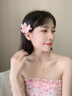 惜禮桃之夭夭S925銀項(xiàng)鏈女士輕奢高級(jí)感鎖骨鏈桃花吊墜生日禮物送女友 925銀桃之夭夭項(xiàng)鏈 曬單實(shí)拍圖
