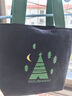 暢印 上班帆布袋拎包手提袋小號外出時(shí)尚手提包女?huà)寢屝〔及I(mǎi)菜手拎袋學(xué)生書(shū)袋 黑底小松樹(shù) 曬單實(shí)拍圖