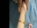 和睦一生金包銀虎寶寶手鐲足銀手鐲BB嬰兒寶寶鐲子禮首飾物首飾純銀實(shí)心 金包銀虎寶寶手鐲一只 曬單實(shí)拍圖