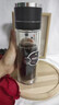 琪特泡茶杯茶水分離杯水杯高檔玻璃杯保溫杯車(chē)載杯子男士專(zhuān)用新年禮物 雙層紳士黑【贈杯套+杯刷】 500ml 一鍵開(kāi)蓋 曬單實(shí)拍圖