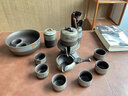 瓷牌茗茶具 紫砂竹韻自動茶具套裝家用防燙懶人石磨功夫茶具整套泡茶神器 紫砂竹韻自動茶具8杯全套-禮盒裝 13件 曬單實拍圖