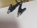 匯君（HUIJUN）4MM香蕉插頭轉(zhuǎn)鱷魚夾線10A 電力測試線耐高壓1000V電源夾子萬用表 黑色1米 曬單實拍圖