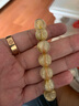 石傳百世金發(fā)晶手串男女金發(fā)晶手鏈鈦晶手鏈生日禮物送女友 珠徑約6mm單圈手鏈 曬單實拍圖