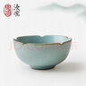 東道汝窯河南非遺 開懷杯2010年老東道 陶瓷茶杯品茗杯開片可養(yǎng)主人杯 天青色108ML（老東道） 曬單實拍圖