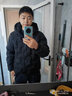 真維斯（JEANSWEST）輕薄棉服男時尚韓版百搭保暖棉衣短款外套男連帽秋冬季男裝 YR22黑色 3XL 曬單實拍圖