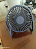 居佳優(yōu)USB風(fēng)扇桌面小風(fēng)扇便攜式辦公室電腦桌面小型大風(fēng)力宿舍 5寸深藍色 曬單實(shí)拍圖