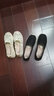 快樂瑪麗（J&M）漁夫鞋女夏季平底鏤空透氣懶人通勤一腳蹬單鞋子女 黑色 36  曬單實(shí)拍圖