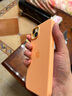 Apple/蘋果 iPhone 15 Plus 專用 MagSafe 硅膠保護殼-香橙冰沙色 磁吸手機殼 蘋果原裝手機殼 曬單實拍圖