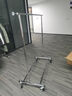 虞萌馨迪服裝店展示架不銹鋼升降貨架中島架帶輪子移動(dòng)女裝店玫瑰金掛衣架 25圓 折疊龍門(mén)架 鐵電鍍 官方標配 曬單實(shí)拍圖