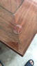 菲尔固（FEI ER GU）透明圆形家具茶几钢化玻璃防滑垫片餐桌台面固定防滑软胶粒小垫片 大号垫片（直径24毫米）=100只 实拍图