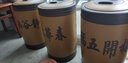 紫來(lái)順 宜興原礦紫砂茶葉罐 大號(hào)七子餅普洱茶罐四君子紫砂缸密封醒茶缸家用大茶罐 菊-16餅容量 曬單實(shí)拍圖