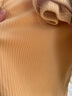 童泰（TONGTAI）寶寶內(nèi)衣套裝春秋季男童女童長(zhǎng)袖衣服家居服內(nèi)衣秋衣秋褲坑條 黃色 【前開套裝-平腰款】 80 cm 曬單實(shí)拍圖