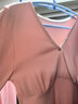 克沃茲月子服哺乳秋衣秋褲套裝帶胸墊秋冬孕婦產(chǎn)后哺乳睡衣家居服長(cháng)袖 粉色套裝 XL碼（適合120-140斤） 曬單實(shí)拍圖