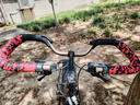 公路車(chē)把帶防滑吸汗避震死飛彎把套自行車(chē)扶手把纏帶賽車(chē)迷彩綁帶 紅色 曬單實(shí)拍圖
