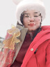 鴨鴨（YAYA）【設(shè)計(jì)師款】2024年新款羽絨服女過膝長款極寒加厚保暖真毛領(lǐng)外套 大紅色 M 160 曬單實(shí)拍圖