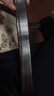 七匹狼皮帶男士?jì)瓤垲^自動(dòng)扣牛皮腰帶百搭商務(wù)休閑褲帶正裝腰帶藏尾內穿款式 拉絲咖啡色 曬單實(shí)拍圖