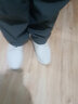 GENAI商務(wù)休閑鞋男鞋春秋季休閑皮鞋男士真皮低幫平底中年爸爸鞋子男鞋 白色 真牛皮 小白鞋 四季款 42碼 (260mm) 曬單實拍圖