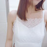 安致兒 抹胸內(nèi)衣性感時(shí)尚蕾絲防走光女士無(wú)鋼圈聚攏舒適胸罩文胸 天使白 均碼（建議100-150斤） 曬單實(shí)拍圖