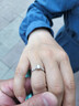 佐卡伊鉆戒女四爪顯鉆求婚女戒永世珍愛訂婚鉆石戒指結婚紀念禮物送老婆 共約30分(20+10)D-E/SI 下單前指圈號請詳詢客服 曬單實拍圖