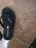 踏夫拖鞋男夏季人字拖男新款時(shí)尚外穿個(gè)性橡膠男士沙灘鞋潮休閑涼拖鞋 V0120黑色 40 運動(dòng)鞋碼(腳厚腳胖需+1碼選) 曬單實(shí)拍圖