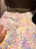 暢印手指編織彩虹糖毯子材料包蓋毯被子手工diy編織圍巾送男女友閨蜜 彩虹糖粗冰條線(xiàn) 4個(gè) 可以做60*90左右的毯子 曬單實(shí)拍圖