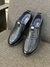 意爾康男鞋皮鞋男商務(wù)休閑鞋春秋季英倫風(fēng)男士皮鞋真皮軟底一腳蹬豆豆鞋 曬單實(shí)拍圖