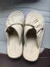 天美意涼鞋商場(chǎng)同款褶皺交叉條帶外穿舒適拖鞋女鞋BG311BT3 淺黃色 39 曬單實(shí)拍圖
