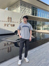 濮仕豪【兩條裝】夏季薄款休閑褲男 彈力微修身商務(wù)寬松潮流百搭長褲 SL-011黑色+卡其(90%人選) XL【(32-33碼)體重120-135斤】 曬單實拍圖