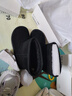 百麗小眾設(shè)計(jì)雪地靴女保暖舒適短靴B1751DZ3 黑色 37 (235mm) 曬單實(shí)拍圖