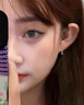 AIOSC水滴形耳環(huán)鋯石女小眾設(shè)計(jì)感個(gè)性耳墜輕奢優(yōu)雅清冷感時(shí)尚耳飾品QC 【水滴形耳釘】 曬單實(shí)拍圖