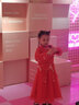 童嘜屋童裝女童套裝漢唐服裝春夏兒童公主紗裙子小女孩寶寶襦裙表演出服 紅色長(cháng)袖 140碼（建議身高130cm左右） 曬單實(shí)拍圖