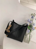 CALWAN KEODH水桶包包女包春夏斜挎包大容量單肩大包生日禮物送女友老婆 【黑色】輕奢時(shí)尚百搭通勤實(shí)用走心女生閨蜜 曬單實(shí)拍圖