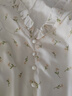 妙奕嘉純欲碎花長(cháng)袖連衣裙女裙子海邊沙灘裙度假長(cháng)裙春早秋新品衣服女裝 花邊小黃花蛋糕連衣裙 XL 【建議118-125斤】 曬單實(shí)拍圖