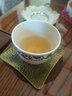 杰藝茶具功夫茶具配件錫鐵茶墊復古防燙隔熱日式茶道杯墊手工錘紋銀色古銅色茶托銅藝茶杯墊杯托 茶杯墊-荷葉青銅色 曬單實拍圖